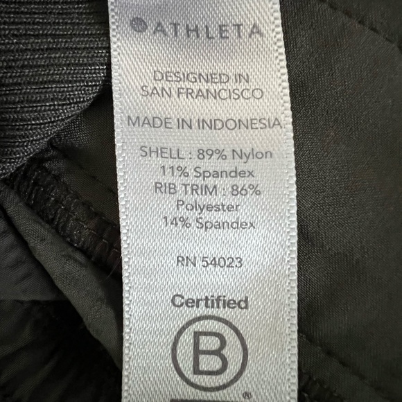 Athleta Textured Brooklyn Jogger In Military Olive Green Size 10 - Picture 15 of 16